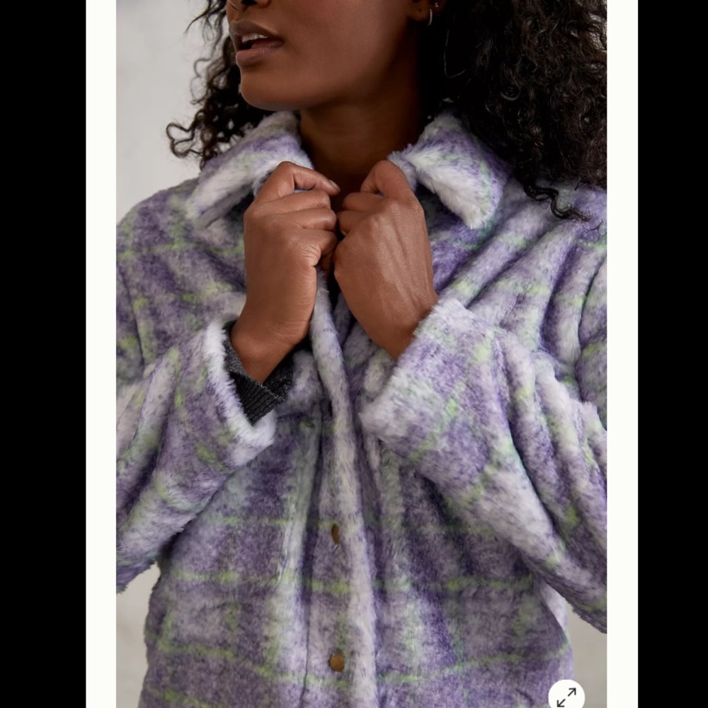 Anthropologie Hutch Donna Plaid Shirt Jacket - Picture 3 of 8